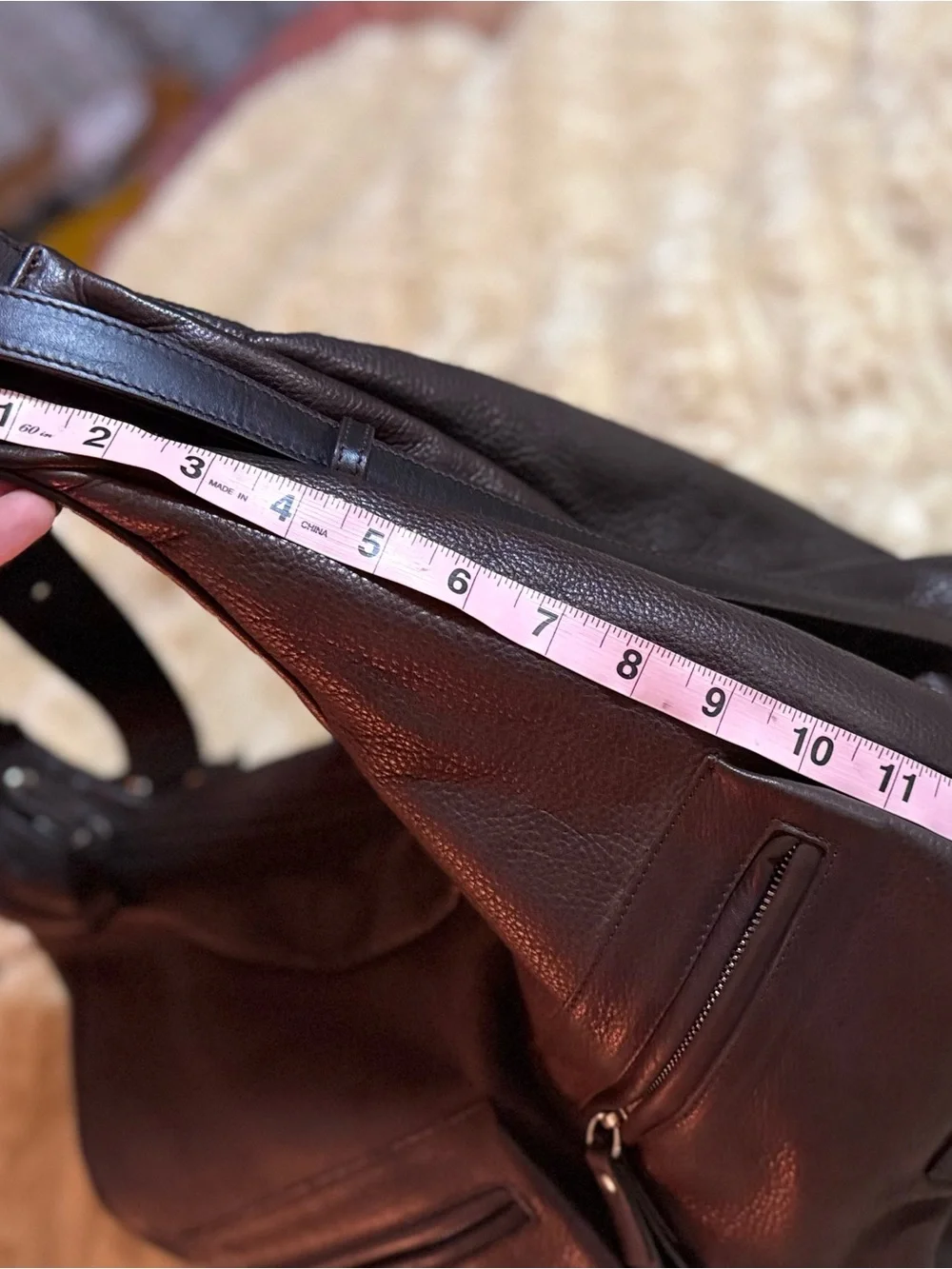 Brown Furla Hobo Bag Vintage